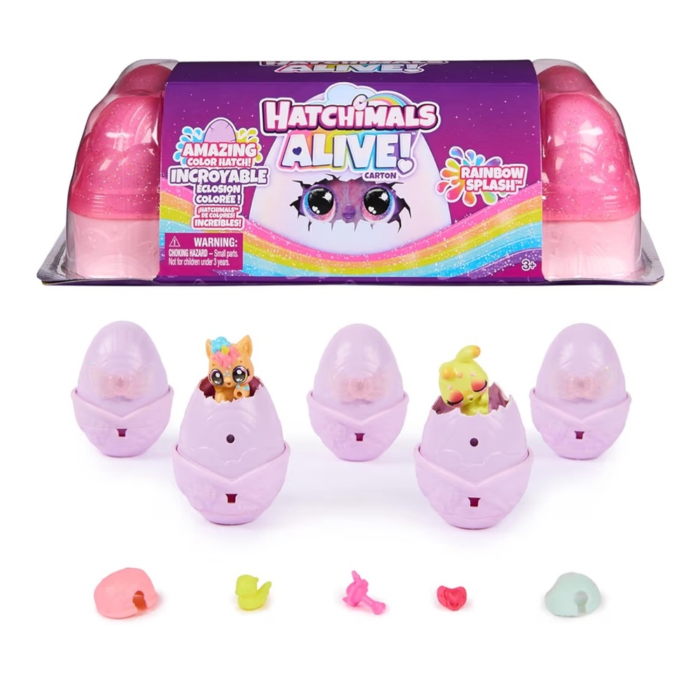 NWT Hatchimals Alive Rainbow Splash Toy - Picture 13 of 13